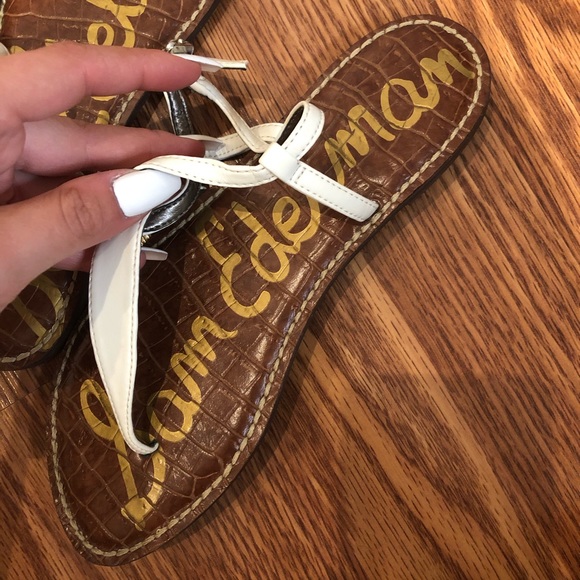 Sam Edelman Gigi Sandal- White - Picture 8 of 11